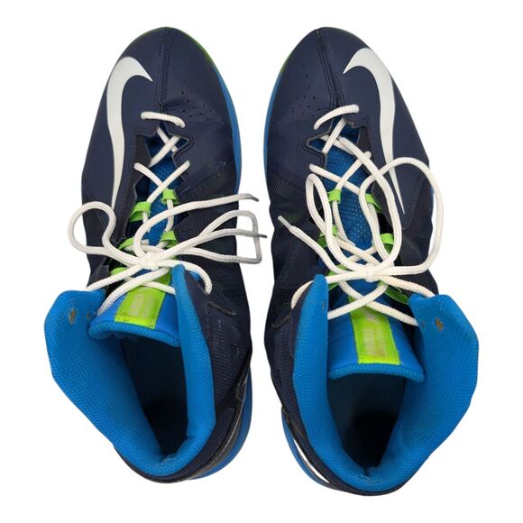 NIKE AIR MAX STUTTER STEP 2 BLUE ELECTRIC GREEN NAVY 653455-400 Size 12 - Picture 6 of 8